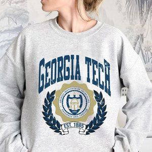 Georgia Institute of Technology Sweatshirt Georgia Tech GT Shirt Vintage 01